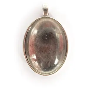 Comparateur de prix : DTM Graine Créative Pendentif Ovale 33x43mm + Cabochon