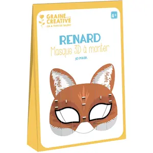 Graine Creative Masque 3D Renard à monterVendu paramazon