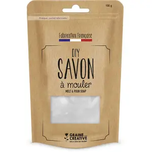 Comparateur de prix : Graines Creatives Savon à mouler 100 g - Translucide