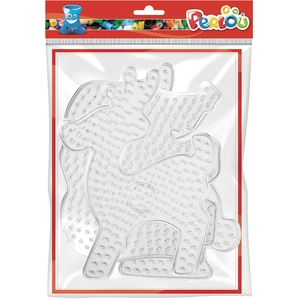 Perlou Plaque à picot XXL pour Perle à repasser 10 mm 3 AnimauxVendu parscrapmalin