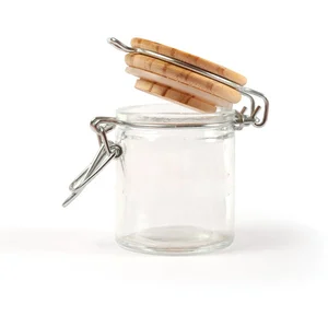 Graine Creative Mini bocal rond en verre - H.6 cm pas cher