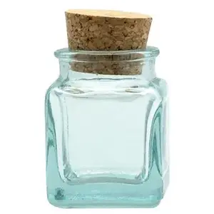 DTM Flacon en verre - Cube - 6 cm pas cher