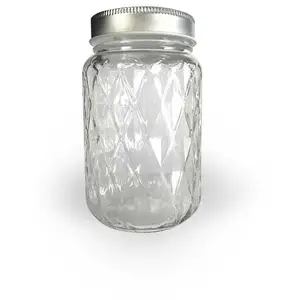 Comparateur de prix : GRAINE CREATIVE Bocal Mason Jar avec couvercle 37,5 cl - diamant