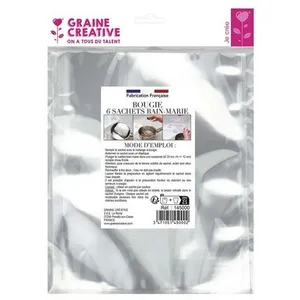 Youdoit 6 sachets bain-marie pour cire à bougie - Graine CréativeVendu parscrapmalin