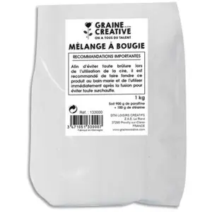 Comparateur de prix : GRAINE CREATIVE Lentilles de cire à bougie (paraffine + stéarine)