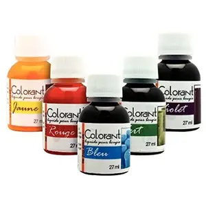 DTM Colorant liquide pour bougie - Lot de 5 flacons pas cher