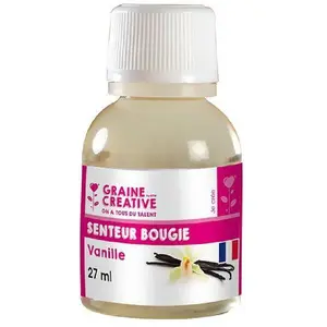 Comparateur de prix : GRAINE CREATIVE Parfum pour bougies 27 ml - Senteur vanille