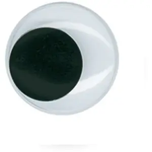 Graine Creative Yeux mobiles Autocollant Noir Ø 20 mm 12 pcs pas cher