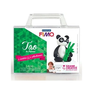 Fimo Coffret de modelage pâte polymère pour enfants - Tao le Panda 6,5 cm pas cher