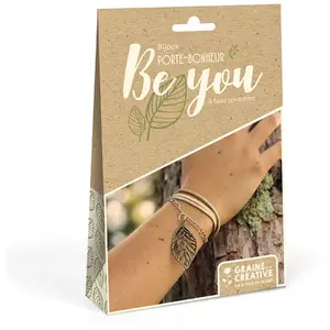 DTM LOISIRS CREATIFS KIT FIMO Bijou BE You Feuille