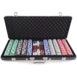 Comparateur de prix : Cartamundi Jeu classique Grimaud Mallette de 500 jetons de poker