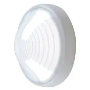 L'ebenoid - Hublot extérieur fluo 1X13W ø 250mm blanc polycarbonate la...