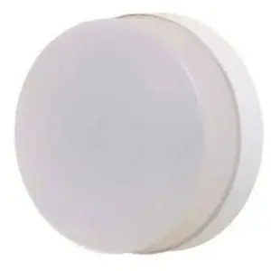 L'ebenoid - Hublot extérieur fluo 2X9W ø 250mm blanc polycarbonate lam...
