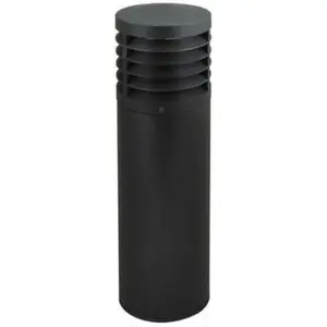 L'ebenoid Borne exterieure fluo 23W fonte d'alu anthracite ø 180mm H700mm antiva... pas cher