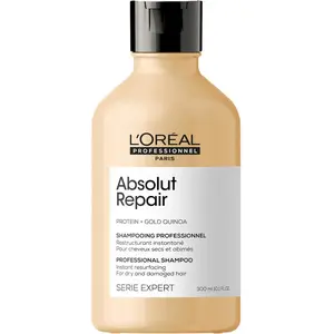 Comparateur de prix : Absolut Repair Shampoing Réparateur Cheveux Abîmés L'Oréal 300ml TU