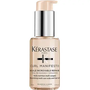 Comparateur de prix : Kérastase Huile réparatrice - Curl Manifesto - Cheveux bouclés & frisés - 50 ml