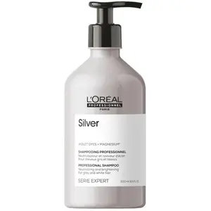 Comparateur de prix : L'Oréal Professionnel Série Expert Silver Shampoing Pour Cheveux Gris Et Blancs 500ml