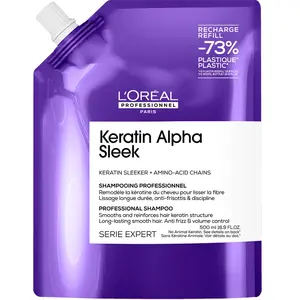 Recharge shampooing Keratin Alpha Sleek L'Oréal Professionnel 500ML pas cher