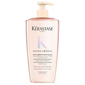 Comparateur de prix : Kerastase Kérastase - Bain crème Hydra-Glaze Gloss Absolu 500 ml rechargeable