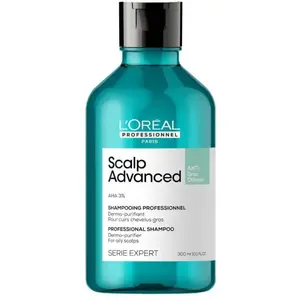 Comparateur de prix : Shampooing Dermo-Purifiant Anti Gras Scalp Advanced L'Oréal 300ml