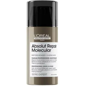 Comparateur de prix : Masque sans rinçage Absolut Repair Molecular L'Oréal Professionnel 100ML