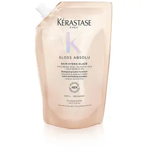 Comparateur de prix : Kerastase Kérastase Gloss Absolu Refill Pouch Shampoo with Glycolic Acid, Hyaluronic Acid and Wild Rose in Oil 500ml