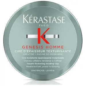 Comparateur de prix : KERASTASE Kérastase - Genesis Homme Texturisante Cire et crème cheveux 75 ml male