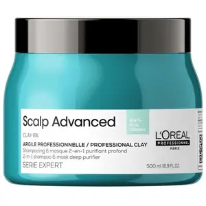 Comparateur de prix : Argile 2-en-1 Purifiante Anti Gras Scalp Advanced L'Oréal 500ml