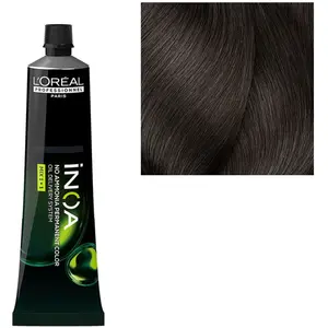Coloration sans ammoniaque Inoa L'Oréal Professionnel Paris 5 châtain ... pas cher