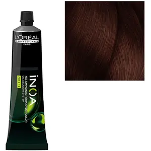 Coloration sans ammoniaque Inoa L'Oréal Professionnel Paris 5.5 châtai... pas cher