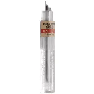 Pentel - etuis mine HI-POLYMER SUPER, gradation: B, diamètre