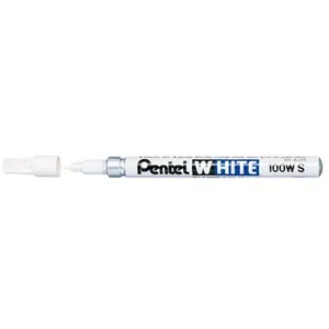 Comparateur de prix : Pentel marqueur permanent X100W, pointe ogive, 1,0 mm, blanc