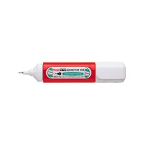Comparateur de prix : Correcteur liquide grande capacité Pentel Pentex Rouge et Blanc