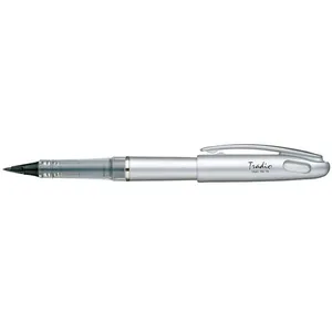 Feutre plume Pentel Tradio Gris Alu pas cher