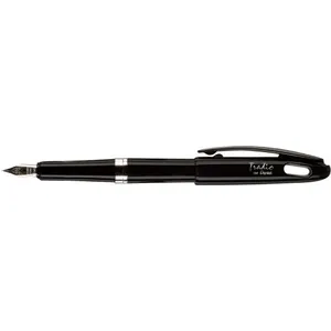 Comparateur de prix : Pentel Tradio Stylo plume Bleu effaçable Corps noir vernis
