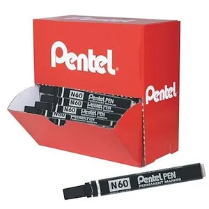 Pack de 30+ 6 marqueur permanent indélébile Pentel N60 pointe biseauté... pas cher