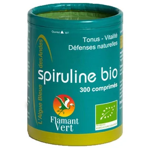 Comparateur de prix : Flamant Vert - Spiruline Ecocert 300 comprimés - 150G