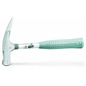 Comparateur de prix : Marteau de couvreur - EDMA - avec poignée PVC - clouer dans le bois - gris