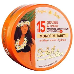 Soleil des Îles - Graisse à traire BRONZAGE & PROTECTION Parfum des îles SPF15 Protection solaire 150 ml unisex