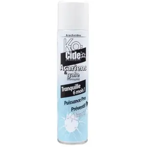 Comparateur de prix : KOCIDE Insecticide aérosol anti-acariens - 300 mL