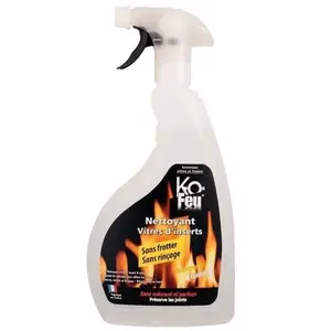 Comparateur de prix : KO FEU Nettoyant vitres d'insert - 750 mL