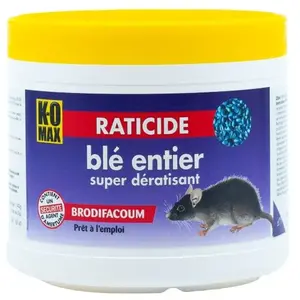 KOMAX Super dératisant - Blé entier - 140 g