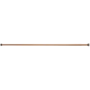 Barre de rideau de douche 125/220 cm, cuivre, Spirella Kreta