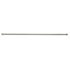 Barre de rideau de douche 125/220 cm, inox brossé, Spirella Kreta