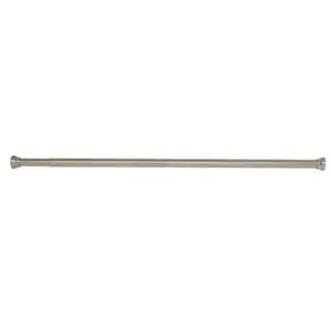 Barre de rideau de douche 75/125 cm, inox brossé, Spirella Kreta