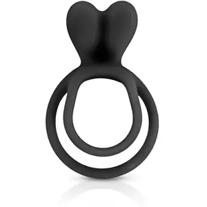 Double Cockring noir GlamyVendu parespaceplaisir