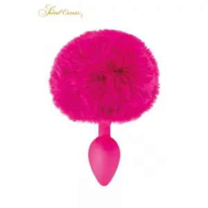 Sweet Caress Plug queue de lapin - fuchsiaVendu parespaceplaisir