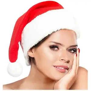 Paris Hollywood Bonnet Velours Mère Noël pas cher