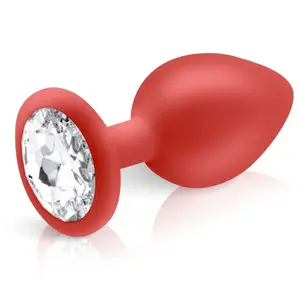 Plug Anal Bijou L Silicone Cloud Rouge pas cher