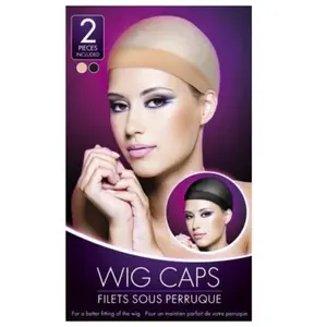 Cabaret Wigs 2 Filets sous Perruques Noir/Chair pas cher